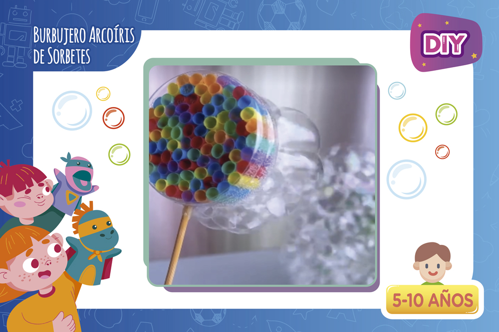 DIY | Burbujero Arcoíris de Sorbete