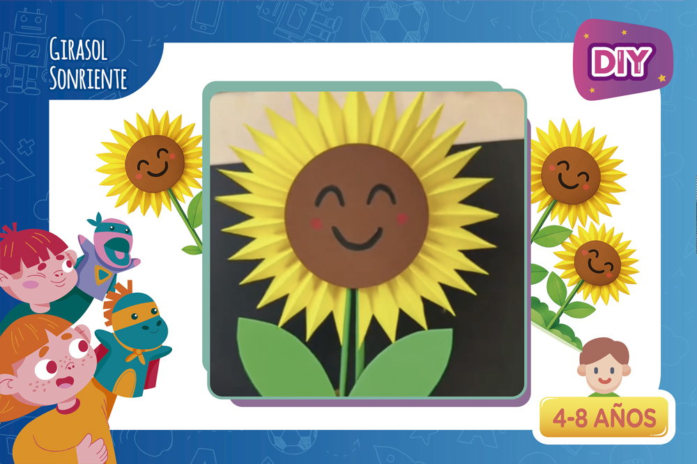 DIY | Girasol sonriente