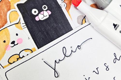 Cómo combinar caligrafía y doodles para diseños más divertidos.