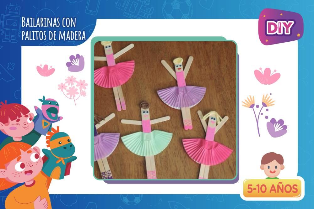 DIY | Bailarinas con palitos de madera